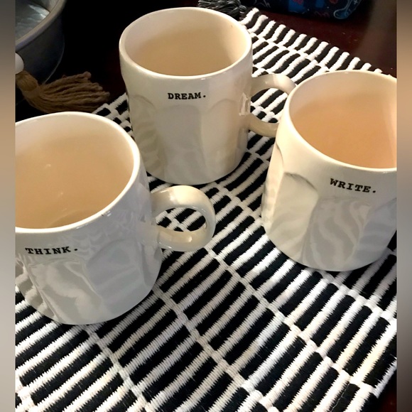 Rae Dunn Dining Rae Dunn Coffee Mugs Set Of 3 Poshmark